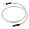 ALLBA BATTERY CABLE 33" CLEAR 1/4"+5/16"