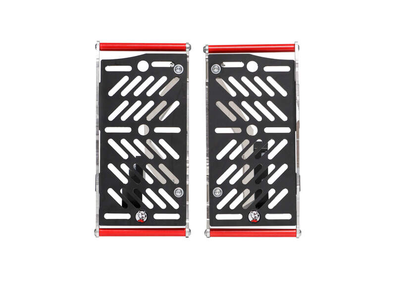 AXP RADIATOR GUARDS, RED