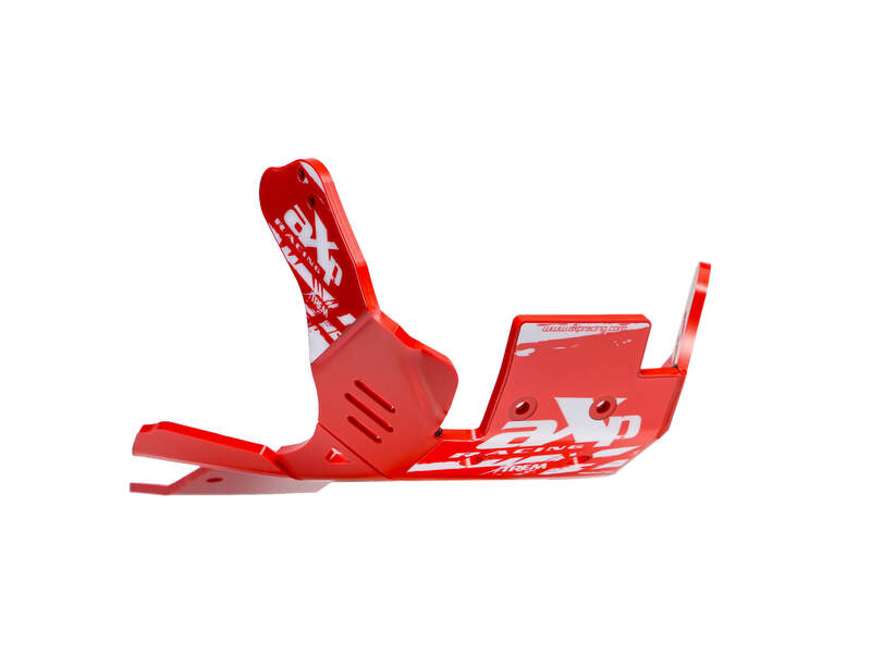 AXP SKID PLATE ENDURO HDPE 8MM , RED