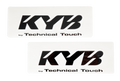 KYB FF STICKER SET TECH TOUCH, BLK