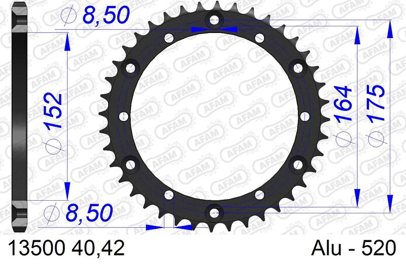 AFAM RR SPROC 520 ALU 13500K, 40