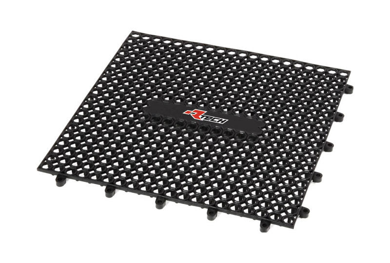 RTECH RUBBER MODULAR MAT 9PC , BLK