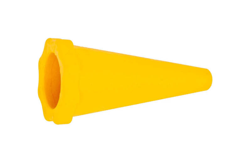 RTECH SILENCER END CAP 14-42MM, YEL