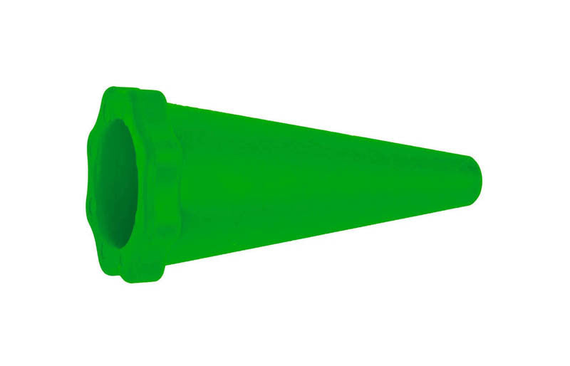 RTECH SILENCER END CAP 14-42MM, GRN