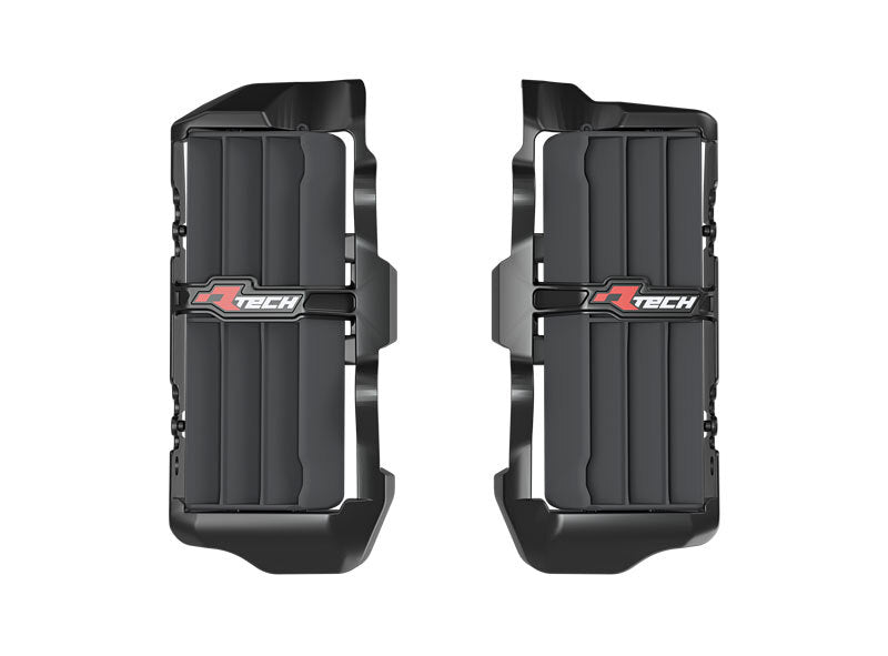 RTECH PLASTIC RAD LOUVER OVERSIZE, BLK