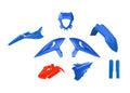 RTECH PLASTIC KIT 7 PCS, BLU/RED