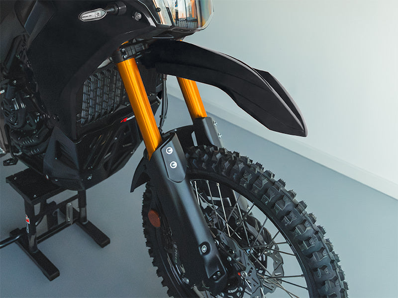 RTECH FRONT FENDER + FORK GUARDS, BLK