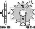 PBR FR SPROC 428 ST 2348, 14