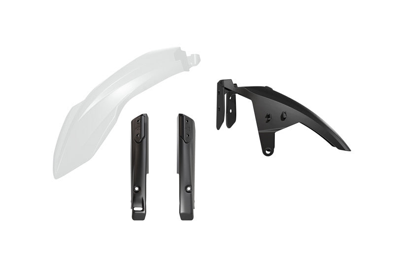 RTECH PLASTIC FRONT FENDER+FORK GUARDS K