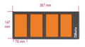 BETA EMPTY FOAM MODULE 3 SECTIONS VPM3
