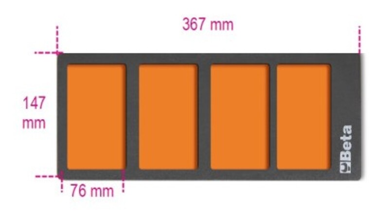 BETA EMPTY FOAM MODULE 3 SECTIONS VPM3