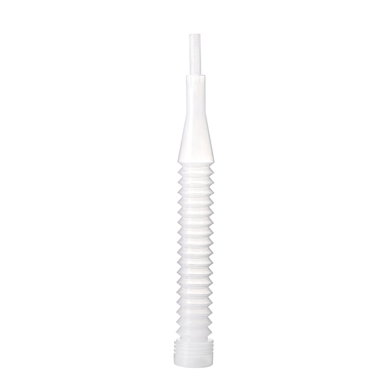 PRESS PE DRAIN HOSE 330MM WHITE TRANSL