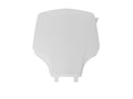 RTECH FRONT NUMBERPLATE, WHT