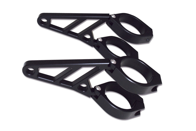 HIGHS CNC ALU H/L BRKT 38-41MM BLK