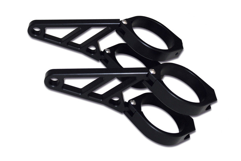 HIGHS CNC ALU HEAD BRACKET 47-54MM BLK
