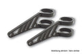 HIGHS CNC ALU H/L BRKT LONG 35-37MM BLK