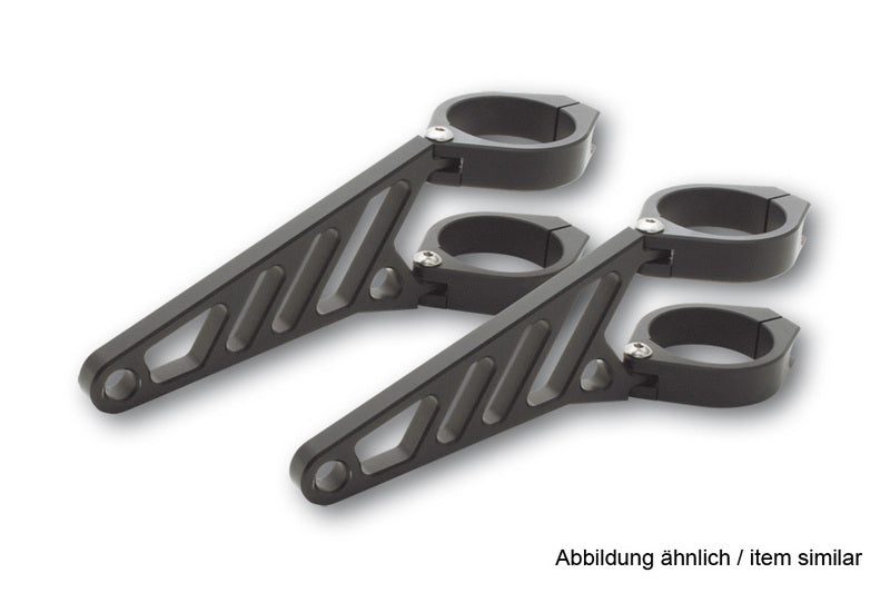 HIGHS CNC ALU H/L BRKT LONG 38-41MM BLK