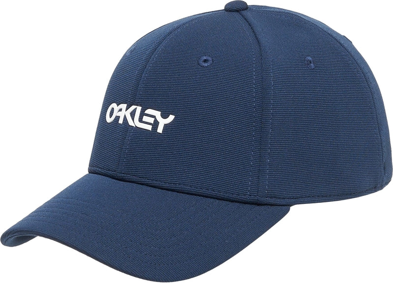 OAKLY CAP STRETCH METALIC HAT, DBL, S/M