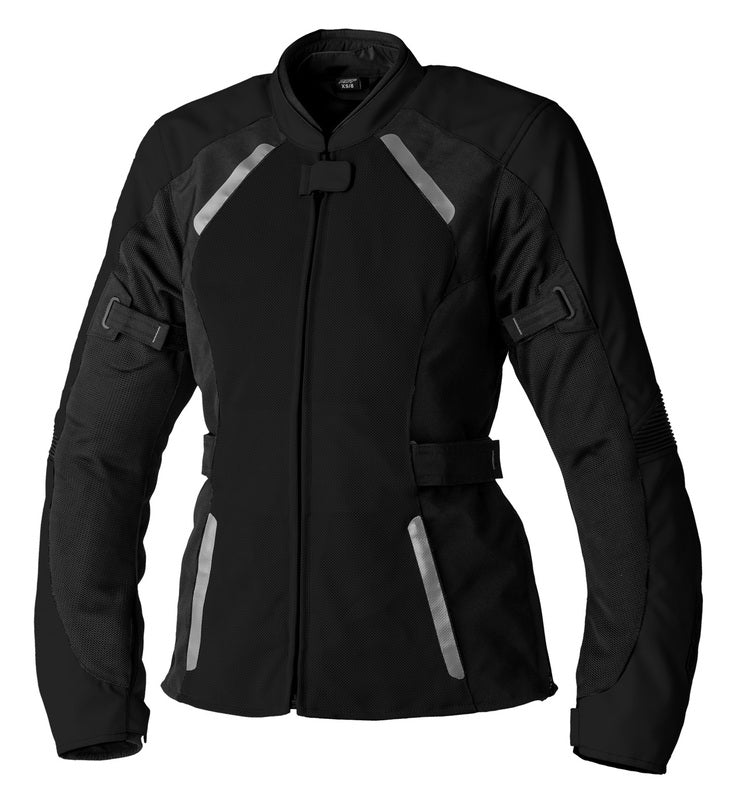 RST JACKT AVA MESH TXT LDY, BLK, 16