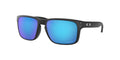 OAKLY SUNGL HOLBROOK POL PZM, BLK/BLU