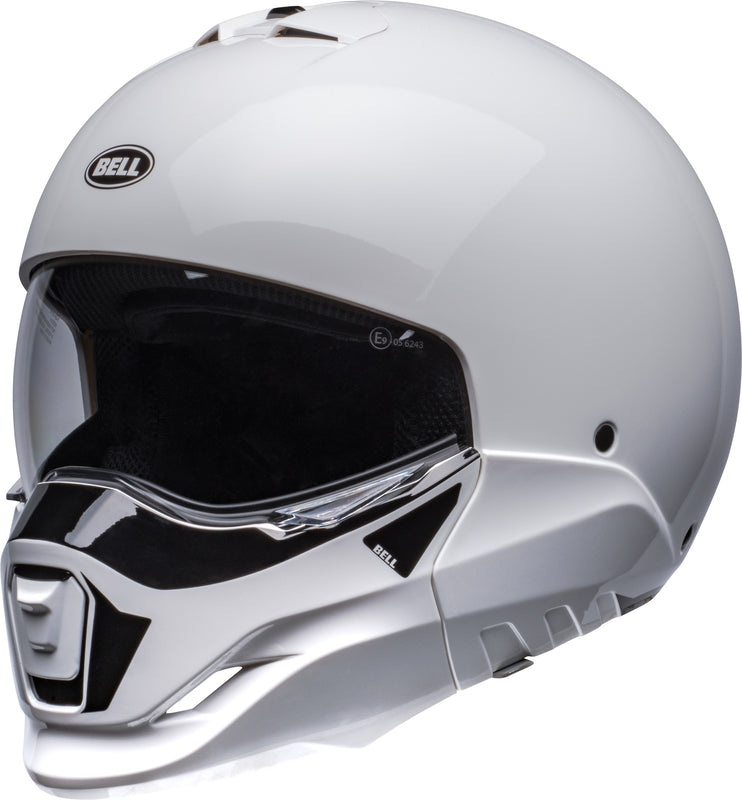 BELL HELMT BROOZER DUPLET, WHT, L