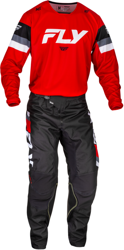 FLY PANT KINETIC PRIX YTH, RED, 26