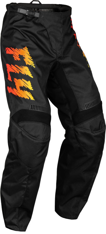 FLY PANT F-16 YTH, BLK, 24