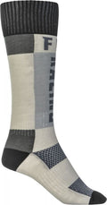 FLY SOX MX THICK YTH, GRY, OSJ