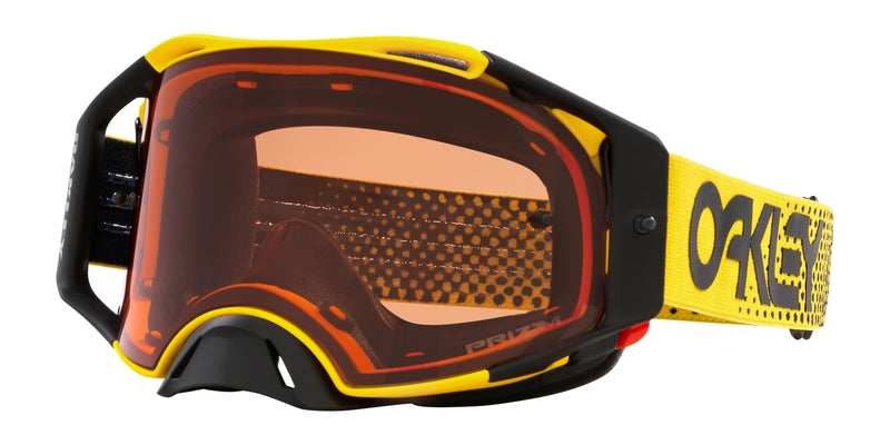OAKLY GOGGL AIRBR MOTO B1B PZM, YEL/BRZ