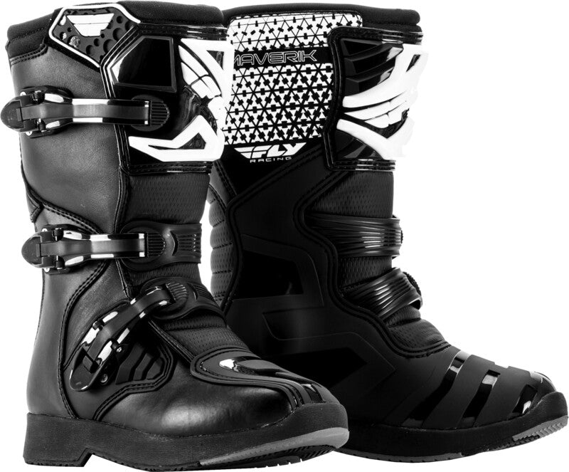FLY BOOT MAVERIK YTH, BLK, 3