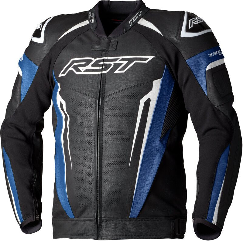 RST JACKT LTHR TRCTECH EVO5 CE, BLU, 40