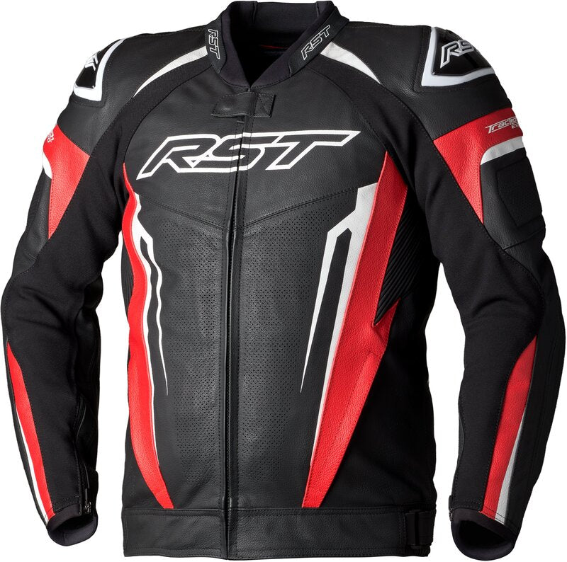 RST JACKT LTHR TRCTECH EVO5 CE, RED, 40