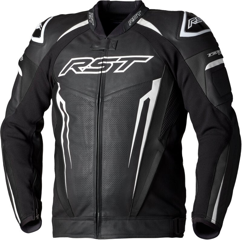 RST JACKT LTHR TRCTECH EVO5 CE, WHT, 44