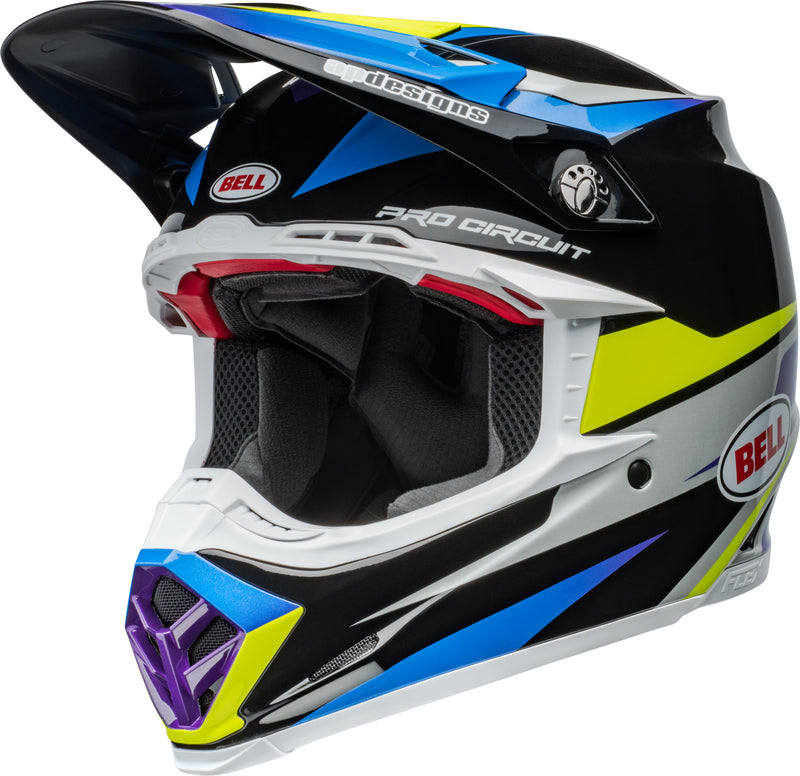 BELL HELMT MOTO9S FLEX PROCIRC, BLU, XL