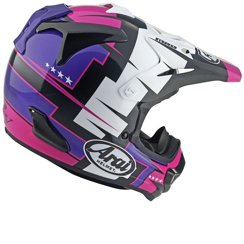 ARAI HELMET MX-V EVO BATTLE, PPL, S
