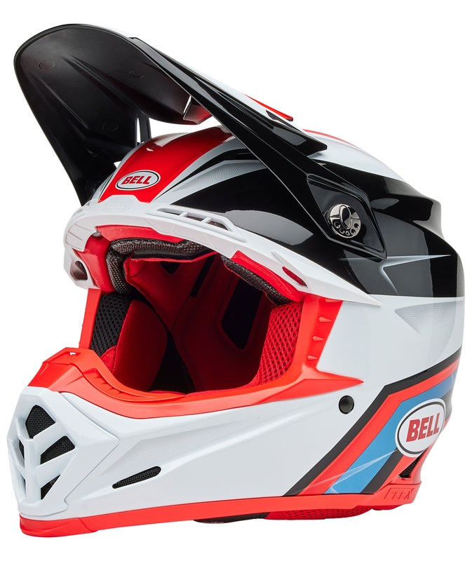 BELL HELMT MOTO9S FLX MERCHANT, RED, S