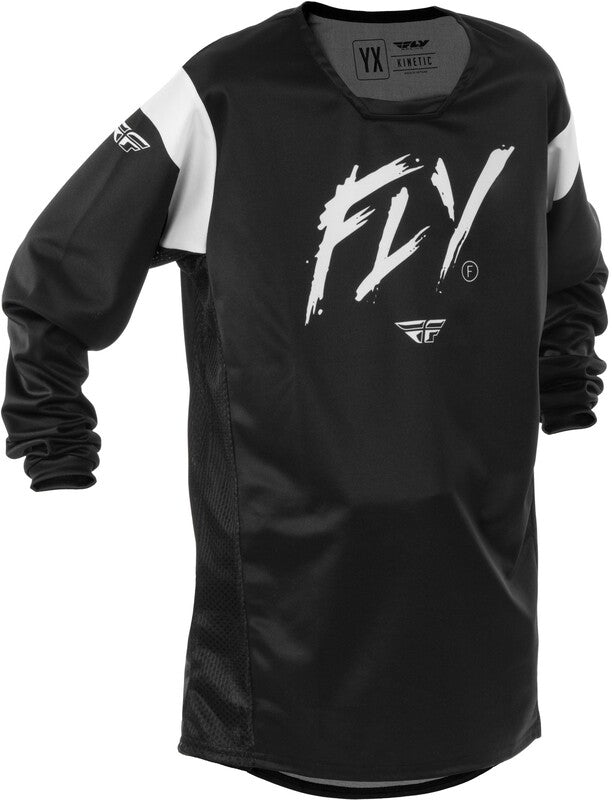 FLY JERSEY KINETC´25 STOKE YTH, BLK, YS