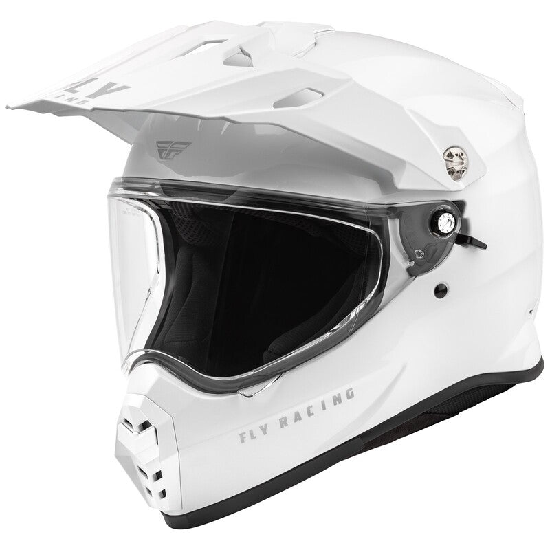 FLY HELMT TREKKER SOLID, WHT, XL