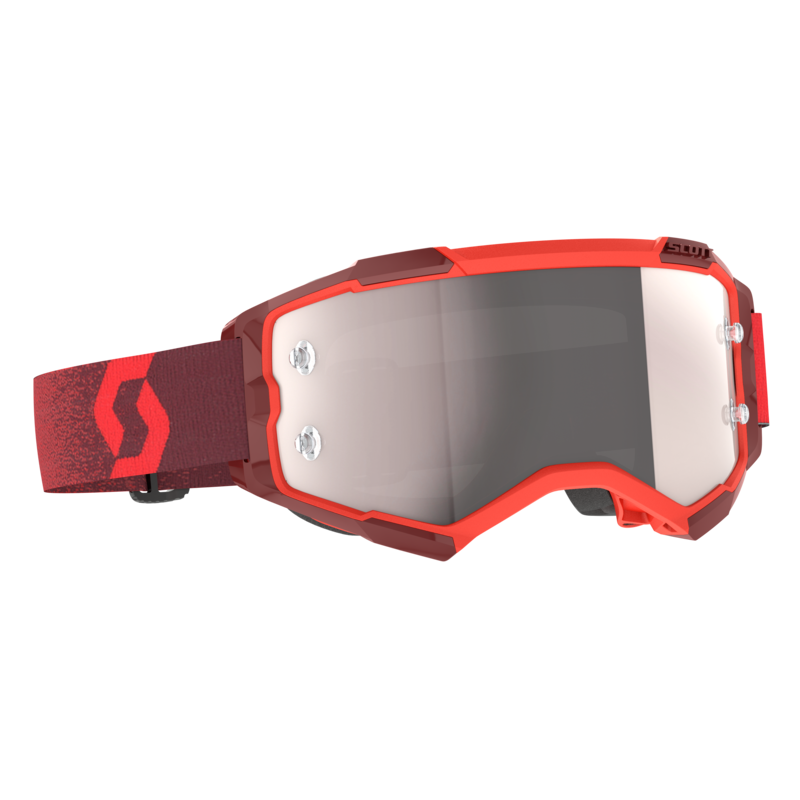 SCOTT GOGGL FURY, RED/SIL