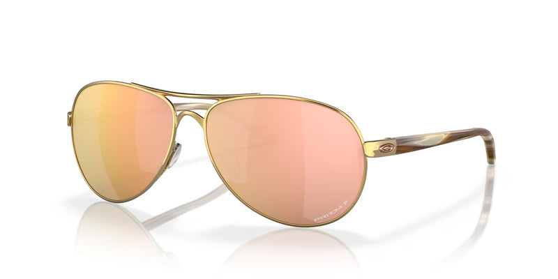 OAKLY SUNGL FEEDBACK, GLD/PNK