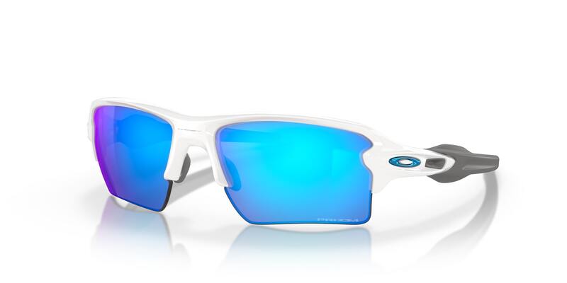 OAKLY SUNGL FLAK 2.0 XL PZM, WHT/BLU