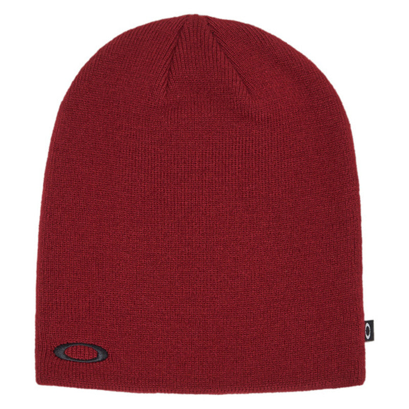 OAKLY BEANIE FINE KNIT HAT, RED, OSA