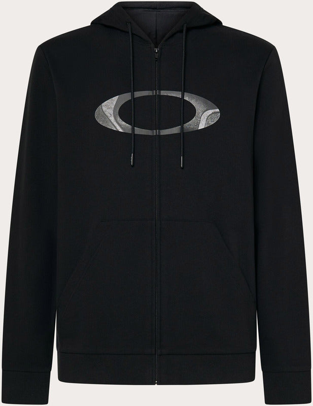 OAKLY HOODIE NEW ELLIPSE ZIP, BLK, 2XL