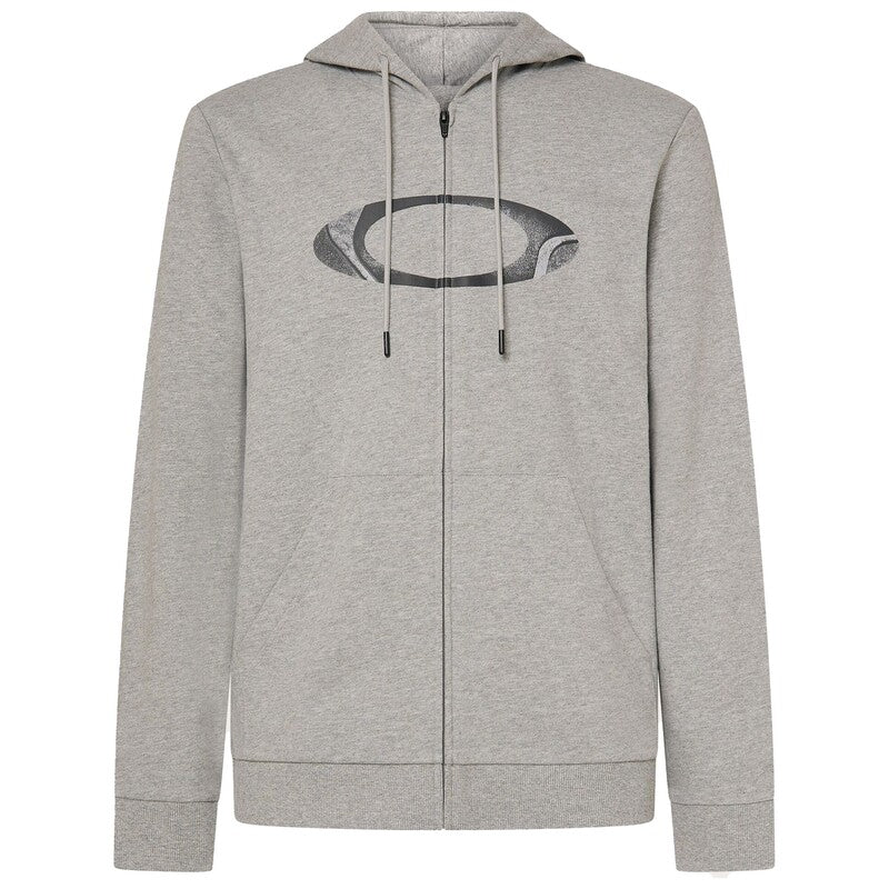 OAKLY HOODIE NEW ELLIPSE ZIP, GRY, L