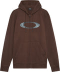 OAKLY HOODIE NEW ELLIPSE ZIP, BRN, L