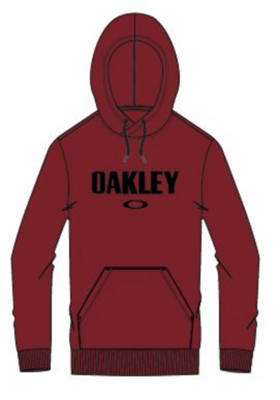 OAKLY HOODIE OAKLEY PO, RED, XL