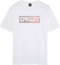 OAKLY T-SHIRT DUAL B1B LGO TEE, WHT, XL