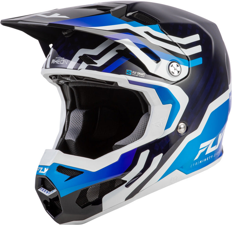FLY HELMT FORMULA S CAR BYTE´26, BLU, M