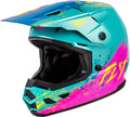 FLY HELMT KINETIC DRIP´26 YTH, BLU, YS