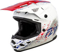 FLY HELMT KINETIC DRIP´26 YTH, WHT, YL